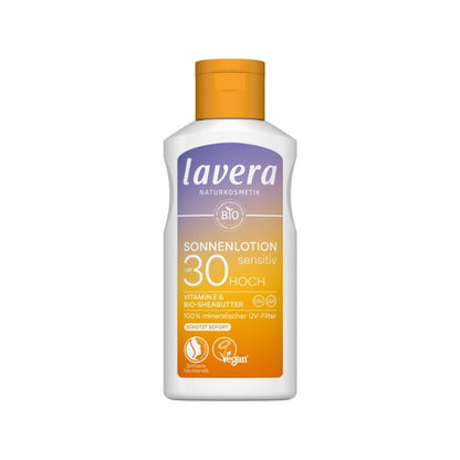 Zonnebrandcrème Sensitive SPF 30 Lavera 100 ml