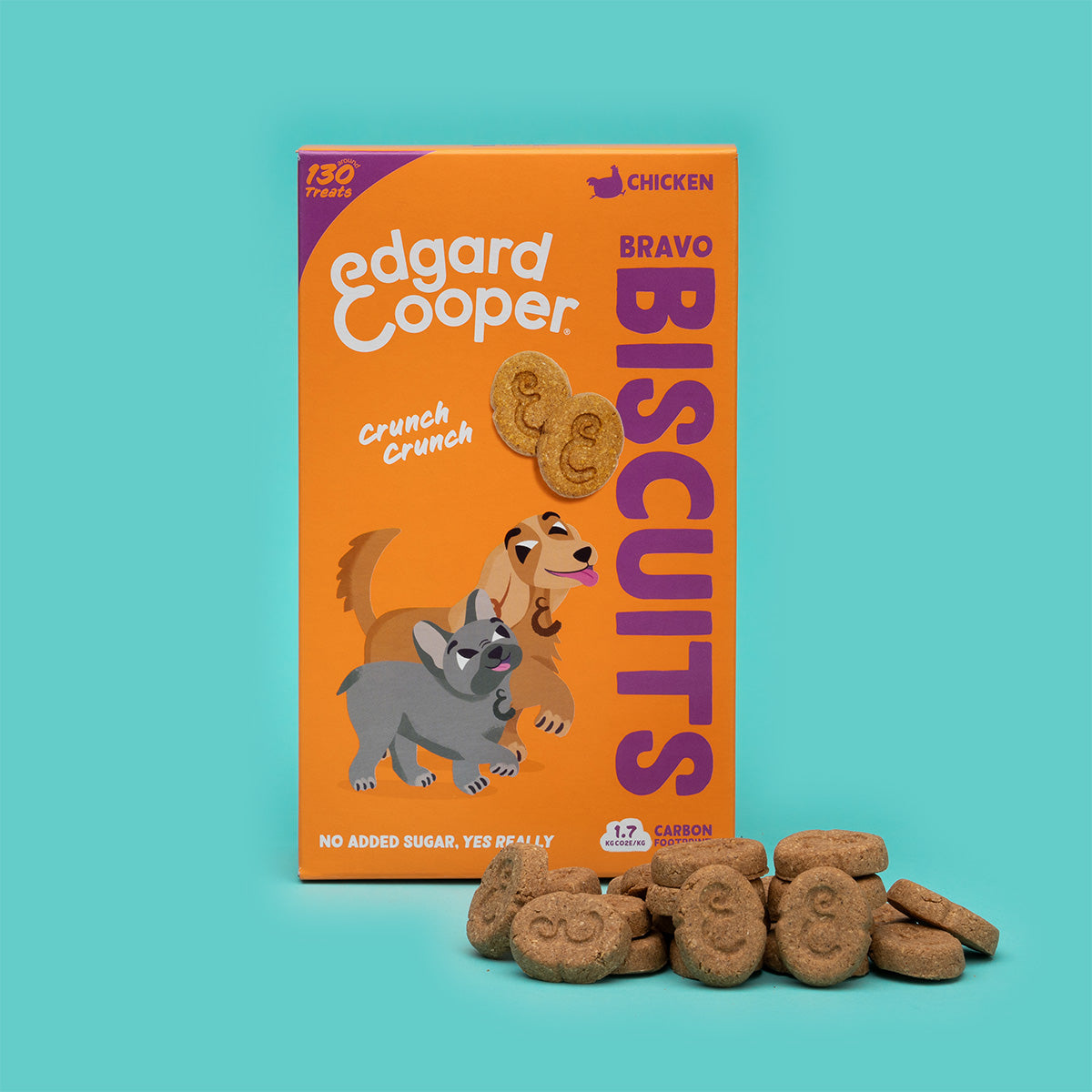 Biscuits au poulet Edgard Cooper 400 g