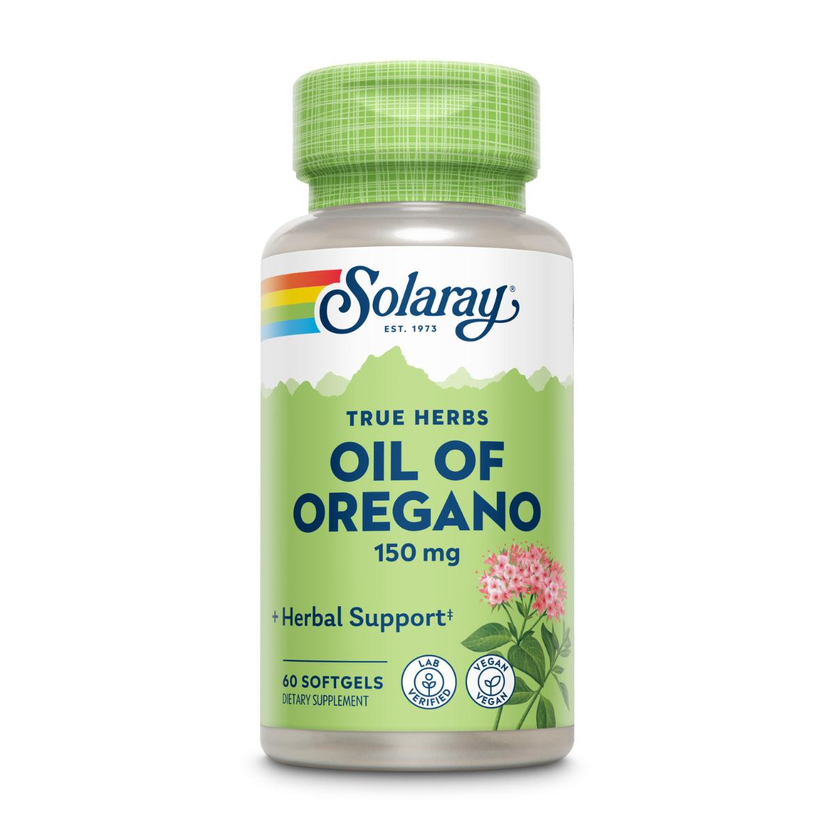 OIL OREGAN 150 mg 60 Kapseln Solaray
