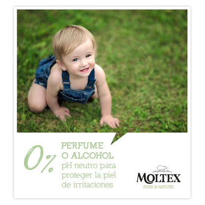 PROMO SPÉCIALE Lingettes Moltex Pure & Nature, 120 unités