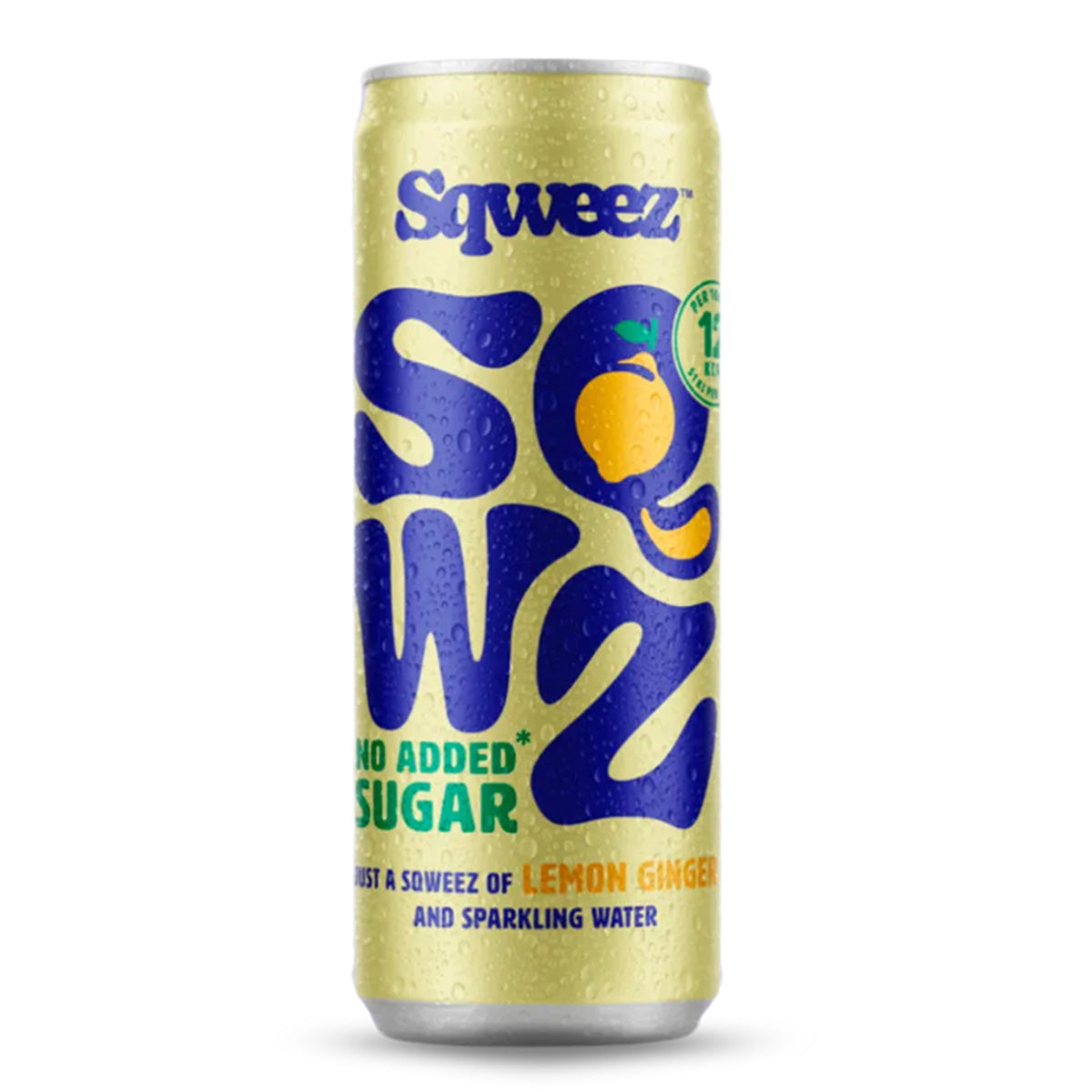 Caloriearme drank met gember-citroensmaak SQWZ 250 ml