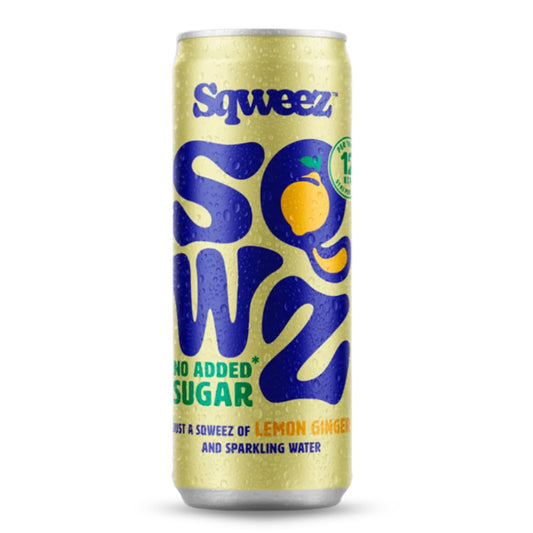 Kalorifattig dryck med ingefära- och citronsmak SQWZ 250 ml