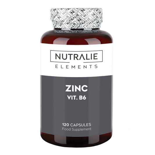 Nutralie Zink mit Vitamin B6 Akne Haut Haar Vegan 120 Kapseln