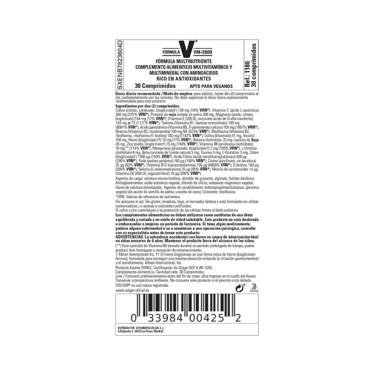 Formule VM-2000 90 tabletten