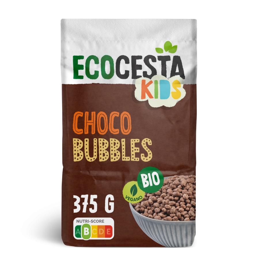 Puffreis zum Frühstück Choco Bubbles Bio Kids Ecocesta 375 g