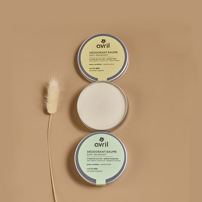 Deodorant balm for sensitive skin with bergamot, Avril, 85 g