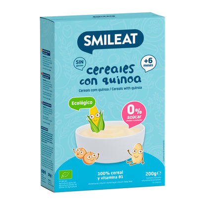 Glutenfreier Getreidebrei mit Quinoa Eco Smileat, 200 g