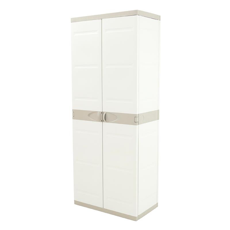 Schrank mit 4 Einlegeböden 70 cm Titanium Plastiken Beige (überholt)