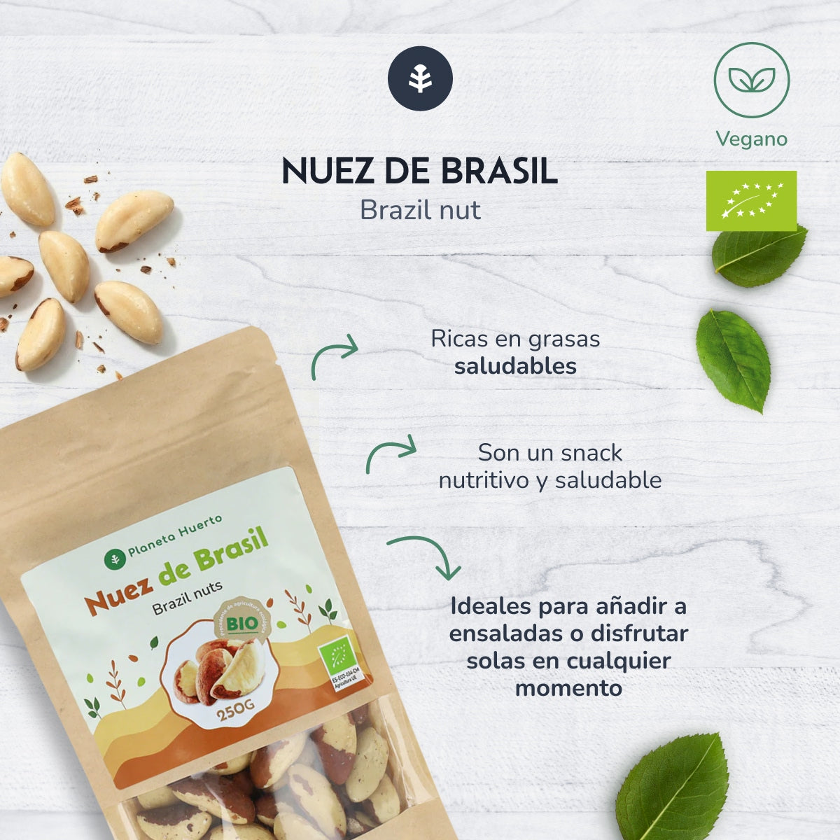 Paranuss ECO Planeta Huerto 250 g