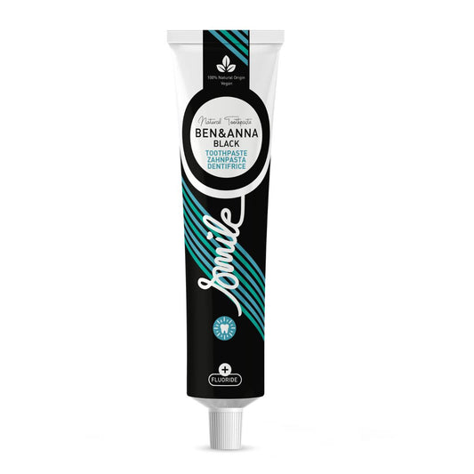 Dentifrice noir au fluor Ben & Anna tube 75 ml