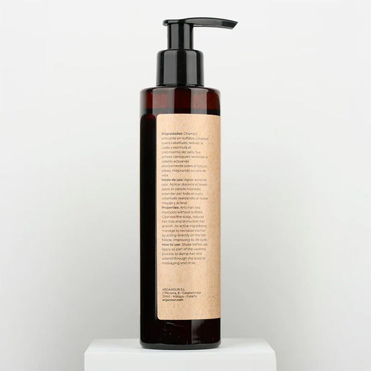 Sulfatfritt schampo mot håravfall, Arganour, 200 ml