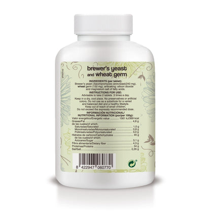 Vetegroddar och öljäst Soria Natural, 500 tabletter