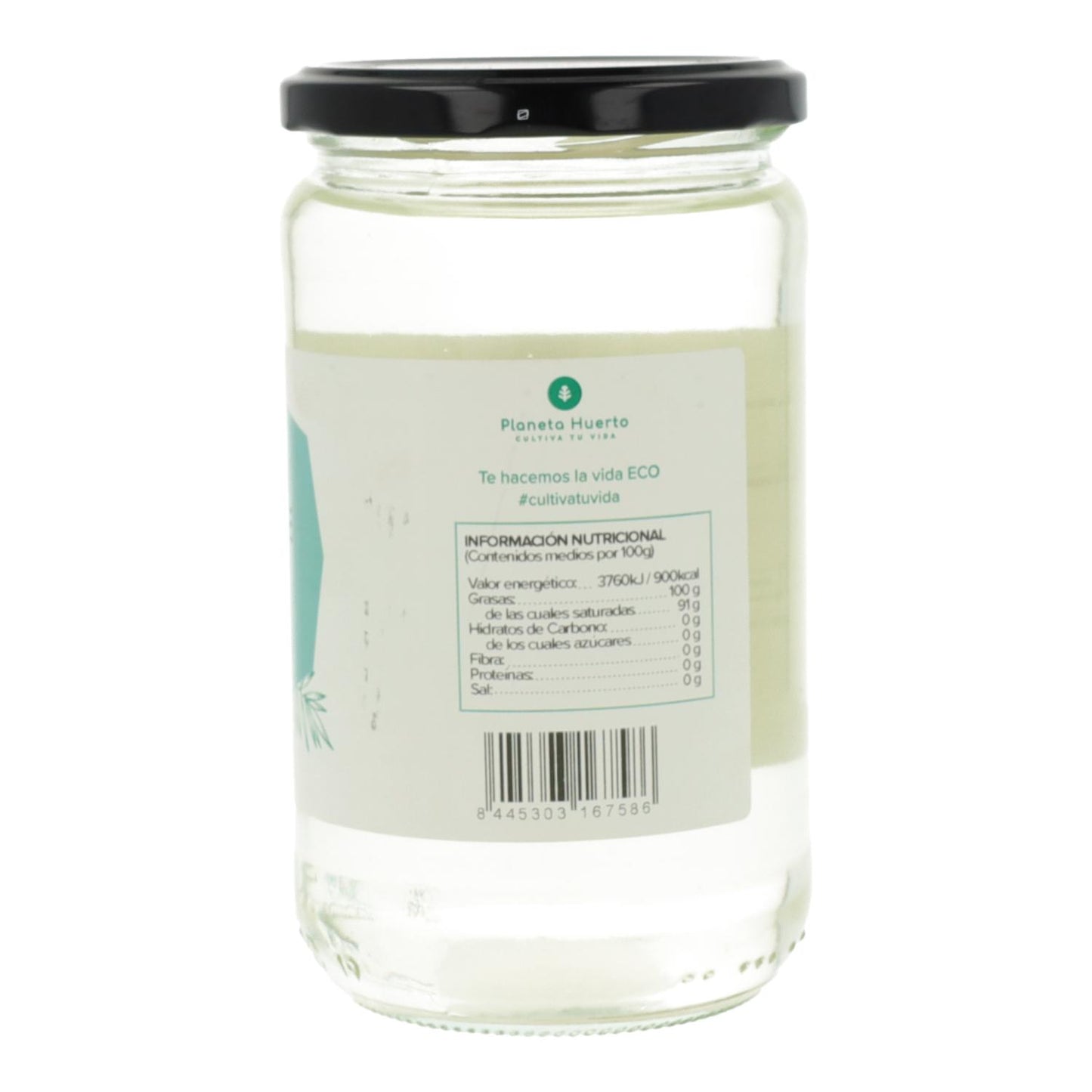 6er-Pack desodoriertes Kokosöl ECO Planeta Huerto 500 ml