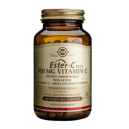 Ester C plus Vitamina C  da 500 mg  Solgar 100 capsule vegetali