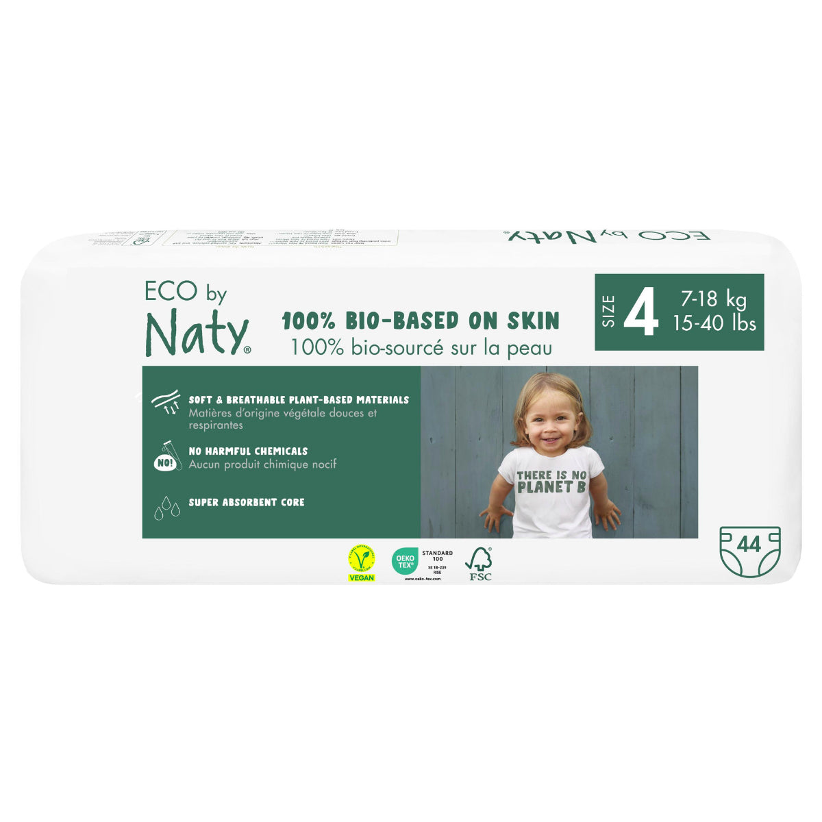 Naty T4 Nappies 7-18 kg, 44 units