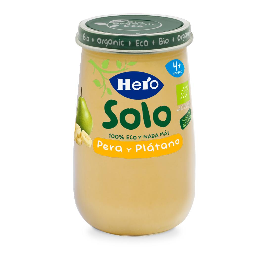 Glas Birne und Banane Eco 190 g-Hero Solo
