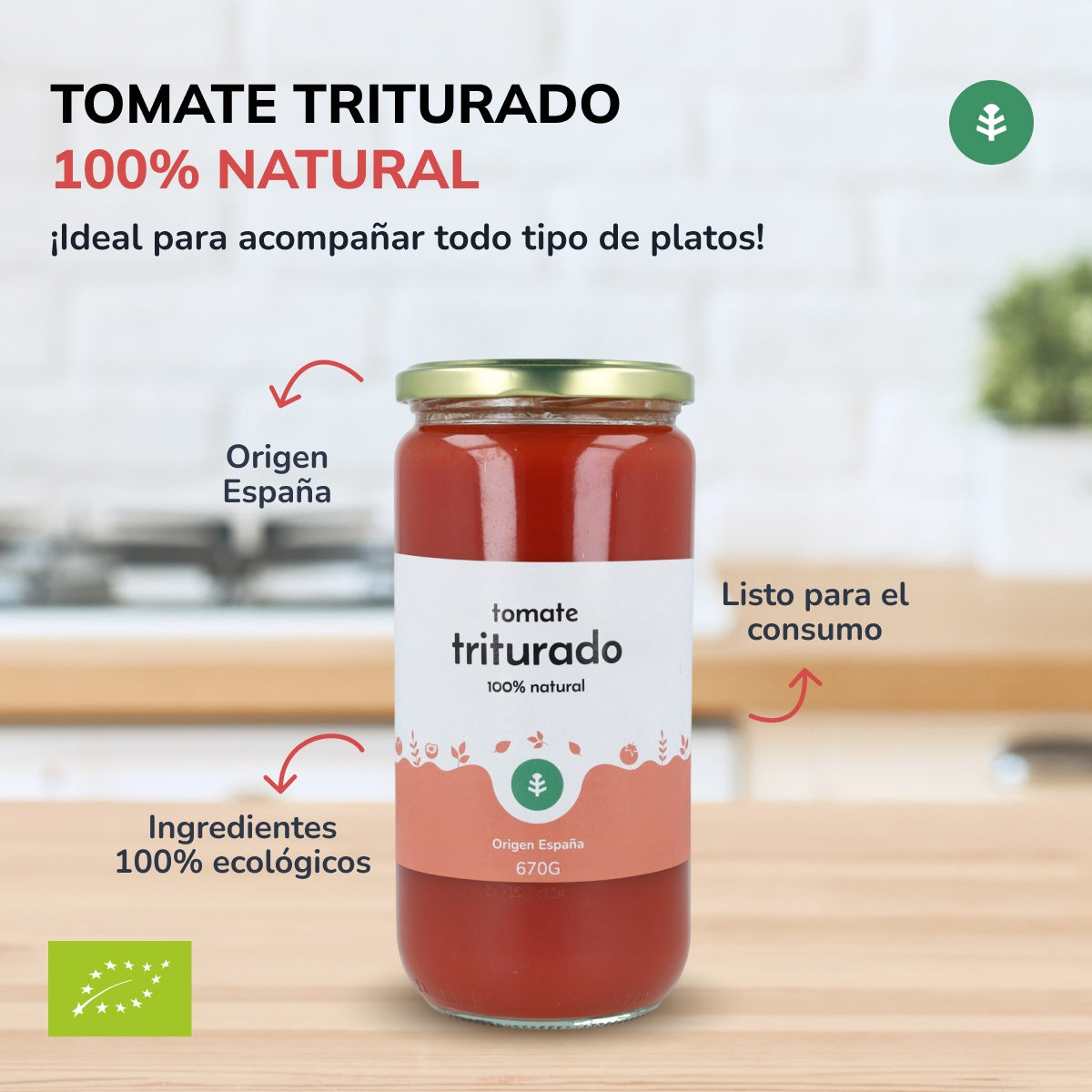 Pomodoro schiacciato ECO Planeta Huerto 670 g