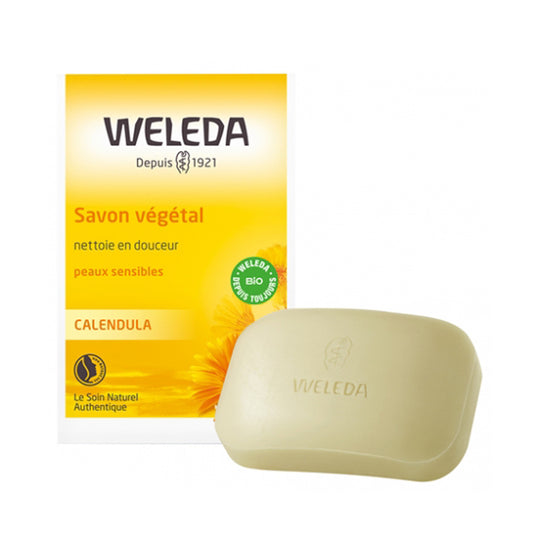 Savon végétal solide au calendula Weleda 100 g