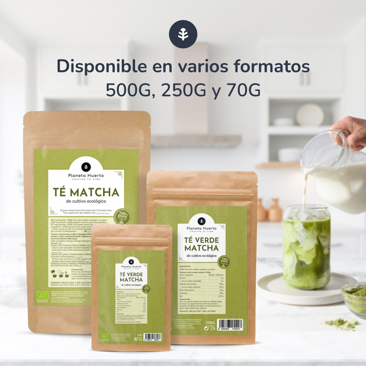 Matcha Theepoeder ECO Planeta Huerto 250 g