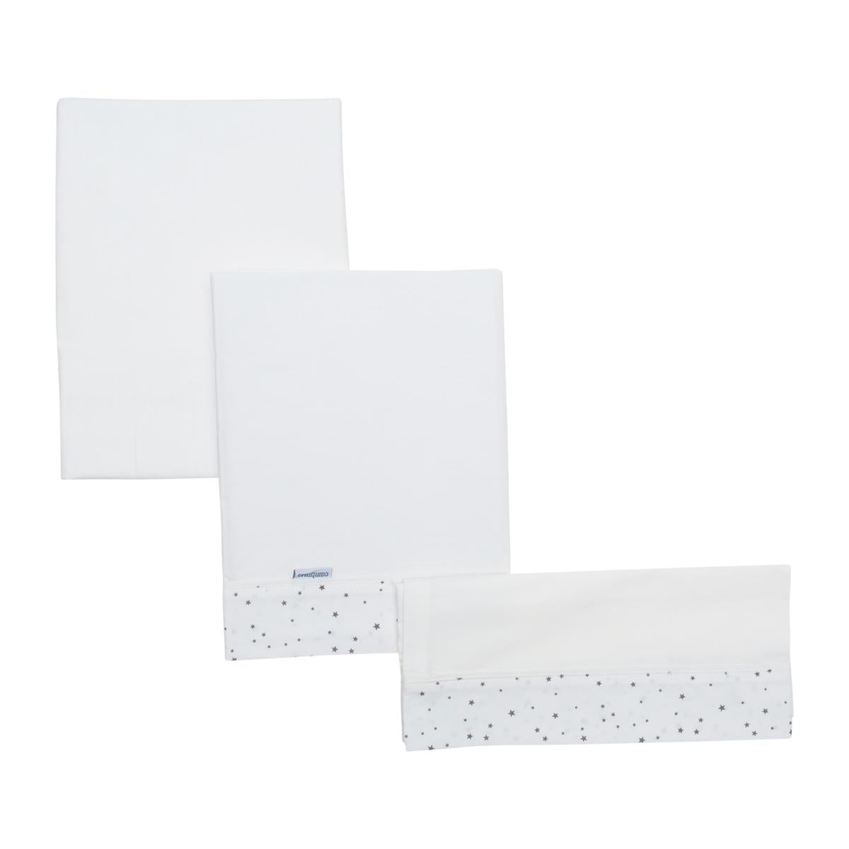 100x160 cm cot sheet. Star/Astra designs 3 pieces Star Celeste