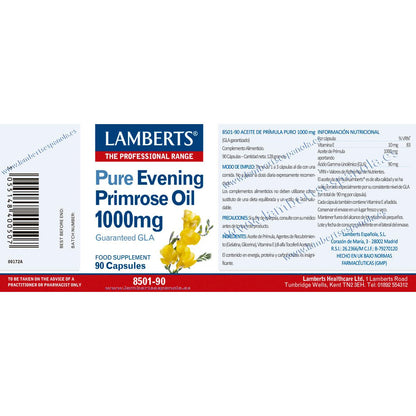 Nattljusolja Lamberts 90 kapslar