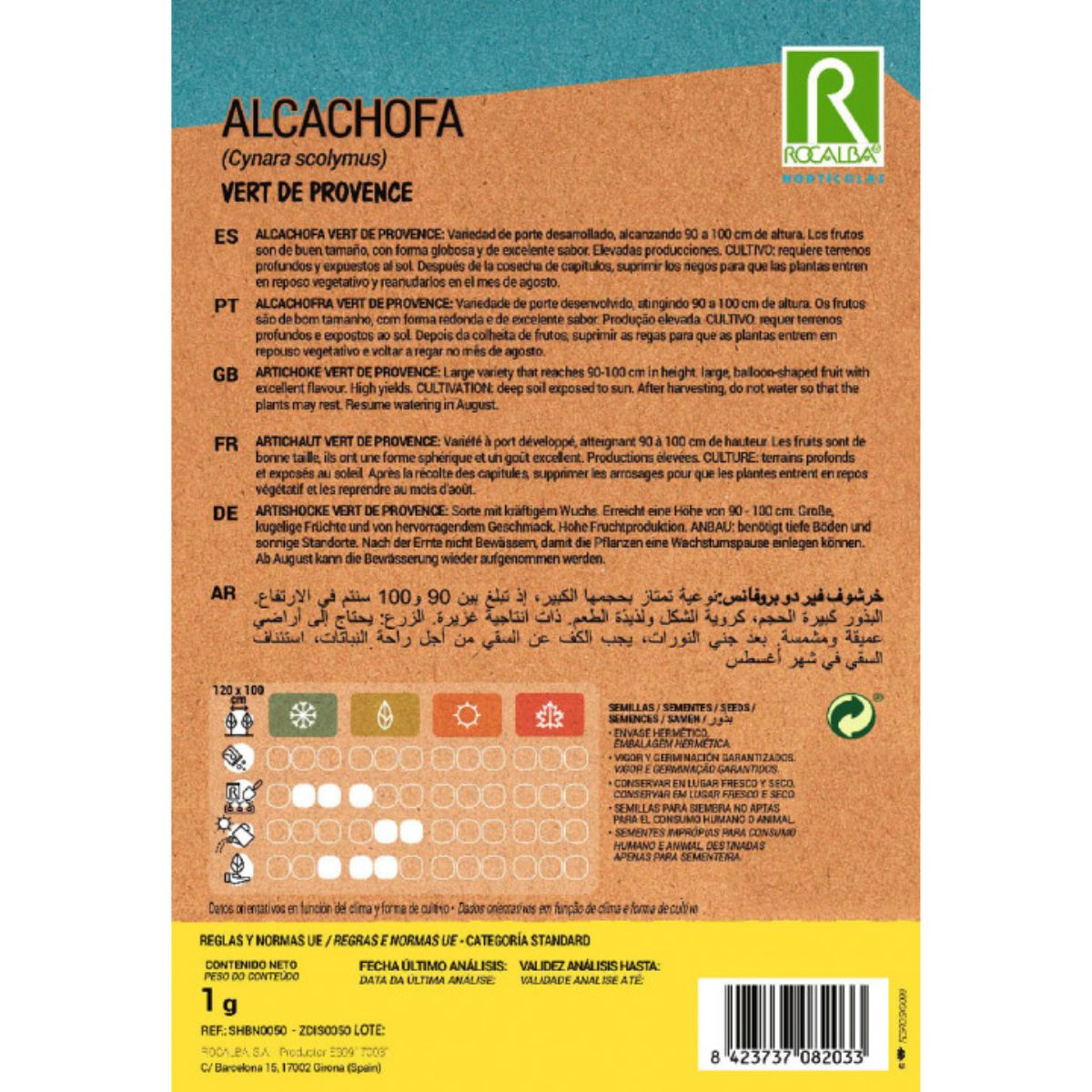 Artischockensamen Vert de Provence