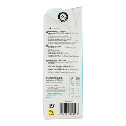 6-pack ekologisk sojadryck Soria Natural 1 l