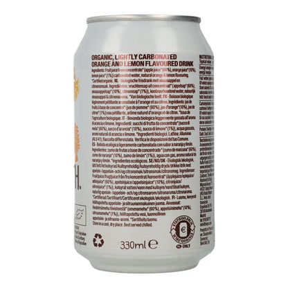 Whole Earth Organic Orange and Lemon Soft Drink 330 ml
