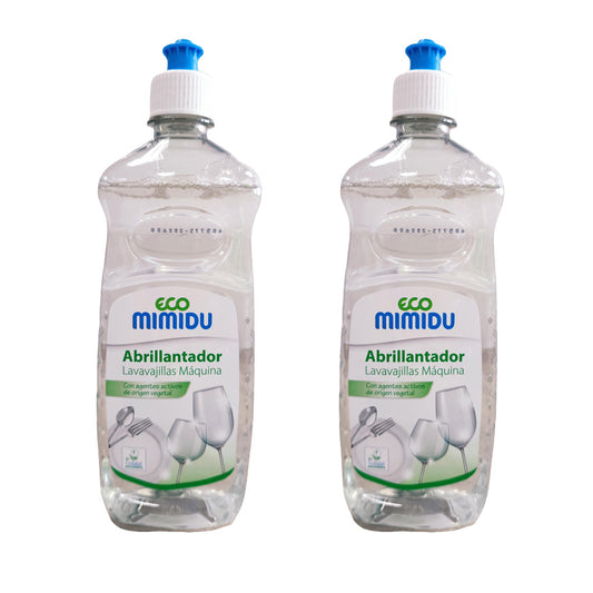 2er-Pack Mimidu ECO Geschirrspülmittel Klarspüler 500 ml