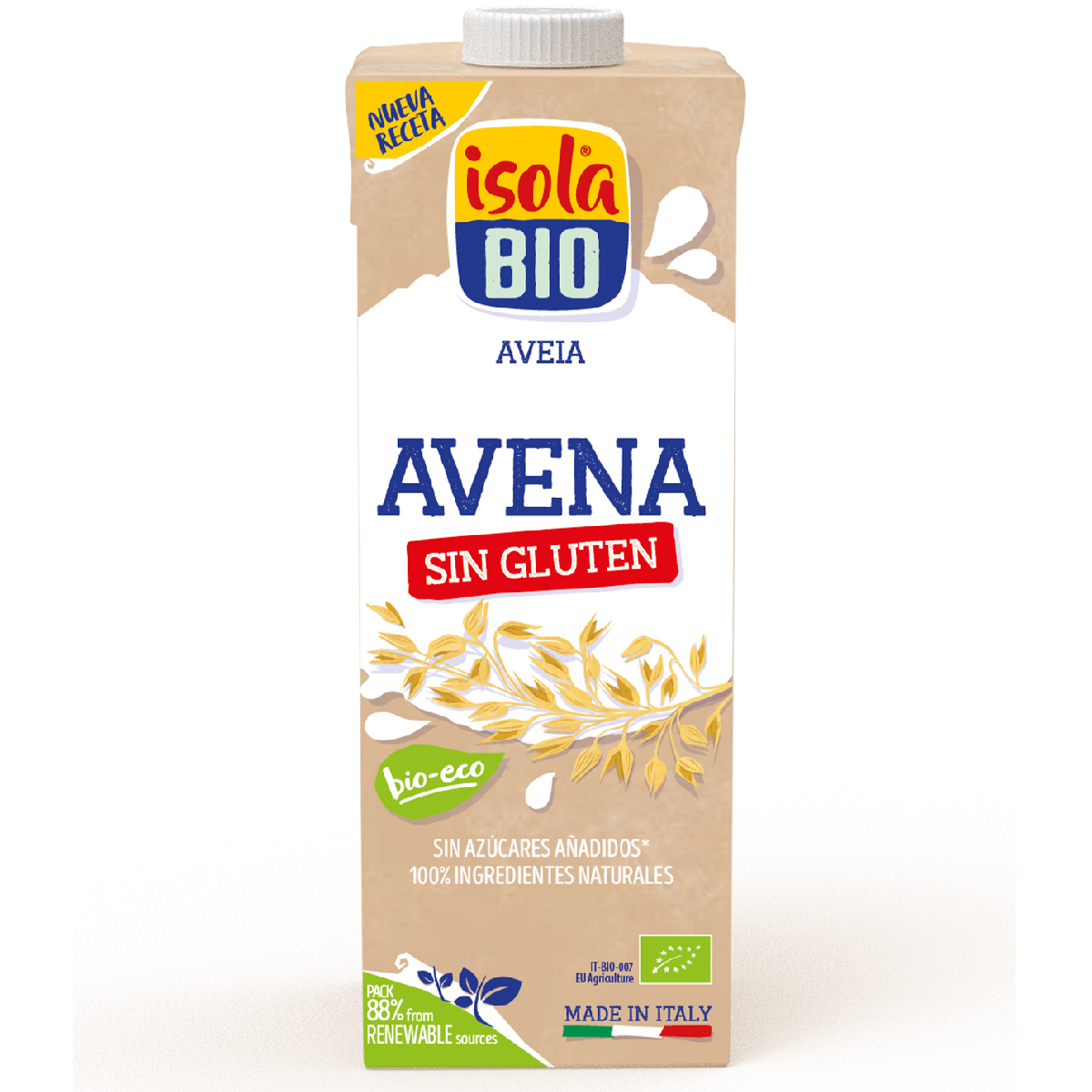 Isola Bio gluten-free organic oat drink 1 L