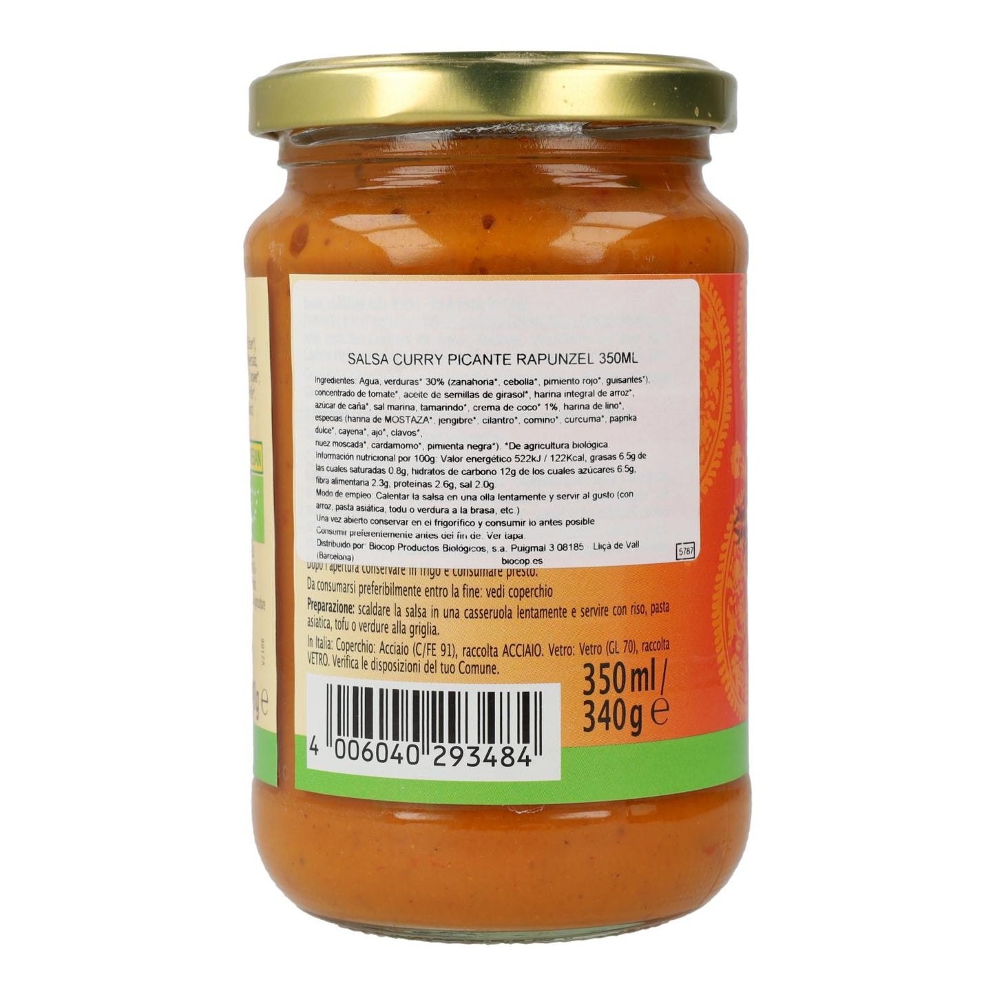 Rapunzel Vegane scharfe Currysauce 340 ml