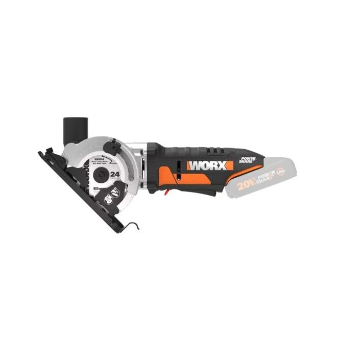 Worxsaw 20V S/bat Handheld Circular Saw - Worx Without battery