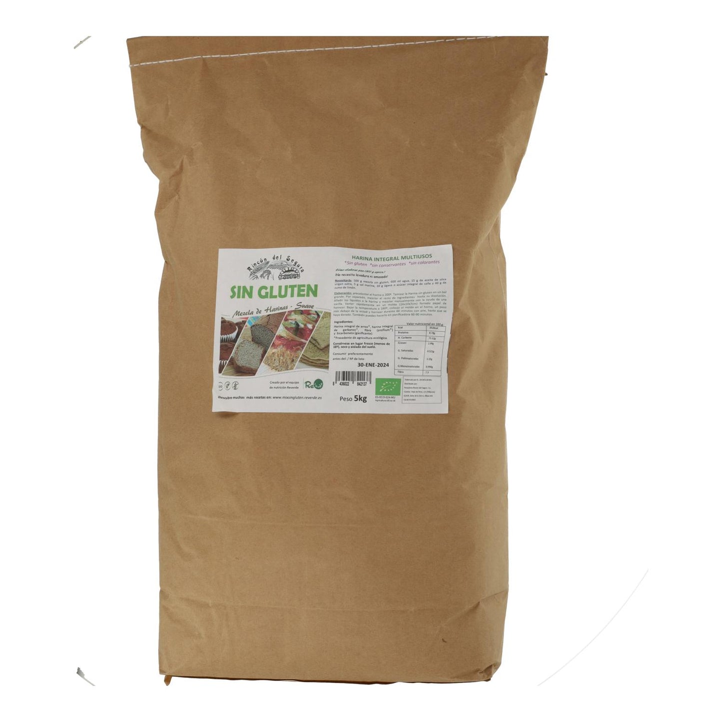 Bio-Mehlmischung ohne Gluten, 5 kg