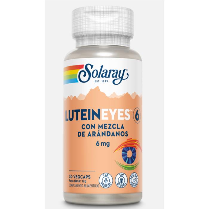 Lutein Eyes 6 mg Solaray 30 gélules