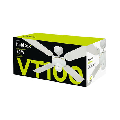 Ventilatore da soffitto HABITEX VT-1000 bianco