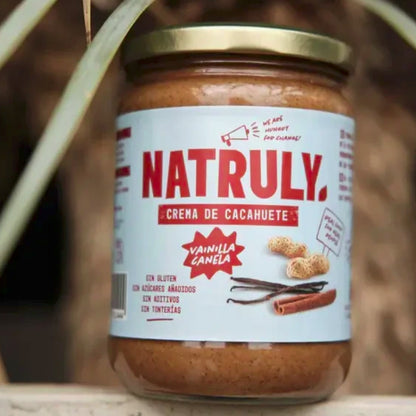 Beurre de cacahuète Cannelle et Vanille Natruly 500 g