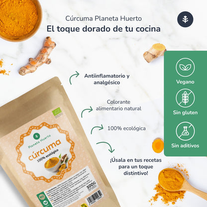 Planeta Huerto organic turmeric powder 500 g