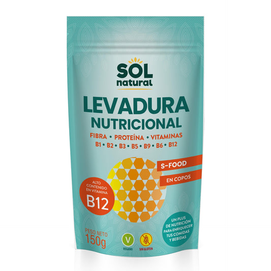 Lievito alimentare con vitamina B12 Sol Natural 150 g