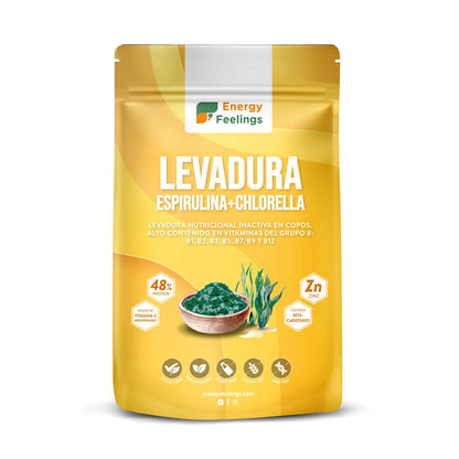 Nutritional Yeast with Chlorella and Spirulina XL Energy Feelings 250 g