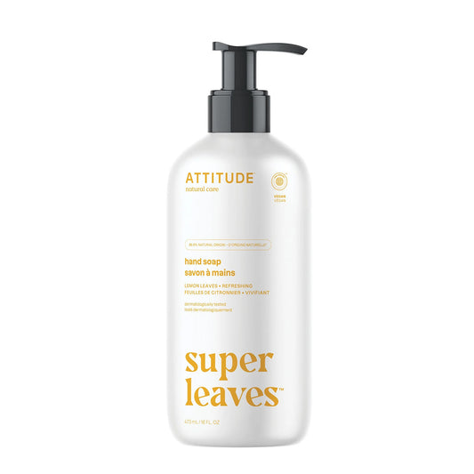 Super leaves Sapone per le mani Lemon Leaves Attitude 473 ml