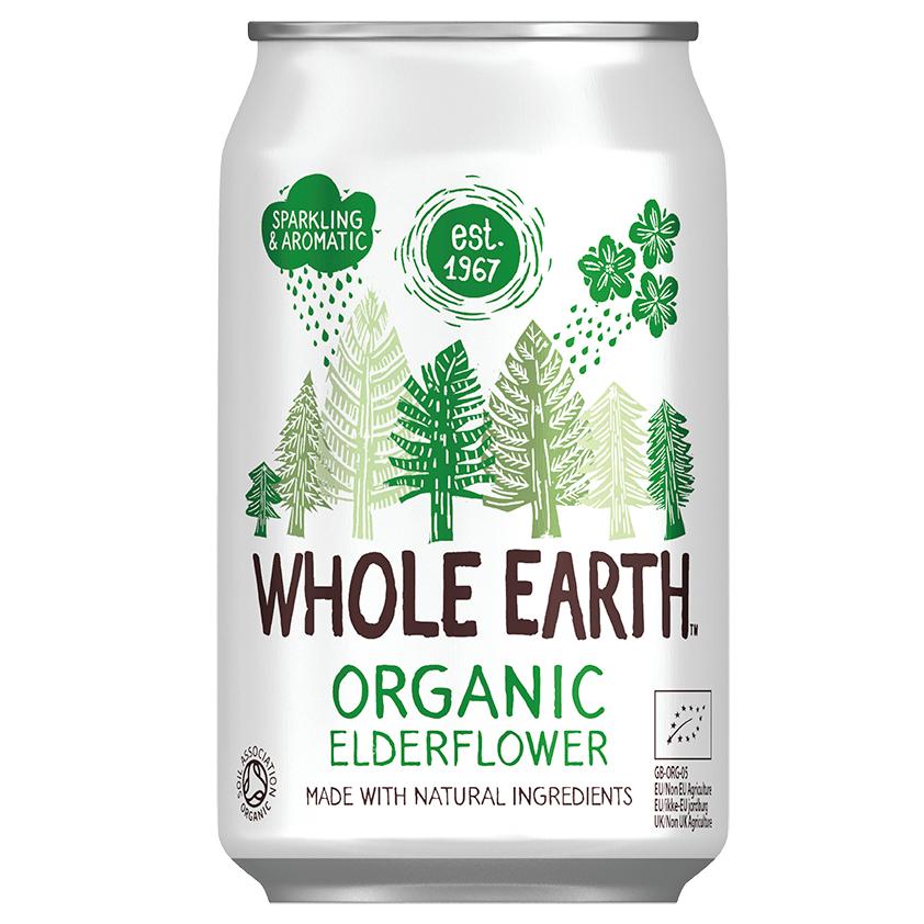 Biologische frisdrank van vlierbes Whole Earth 330 ml