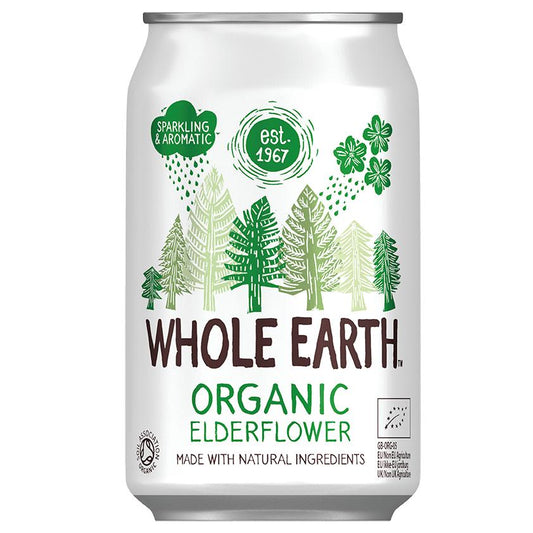 Biologische frisdrank van vlierbes Whole Earth 330 ml