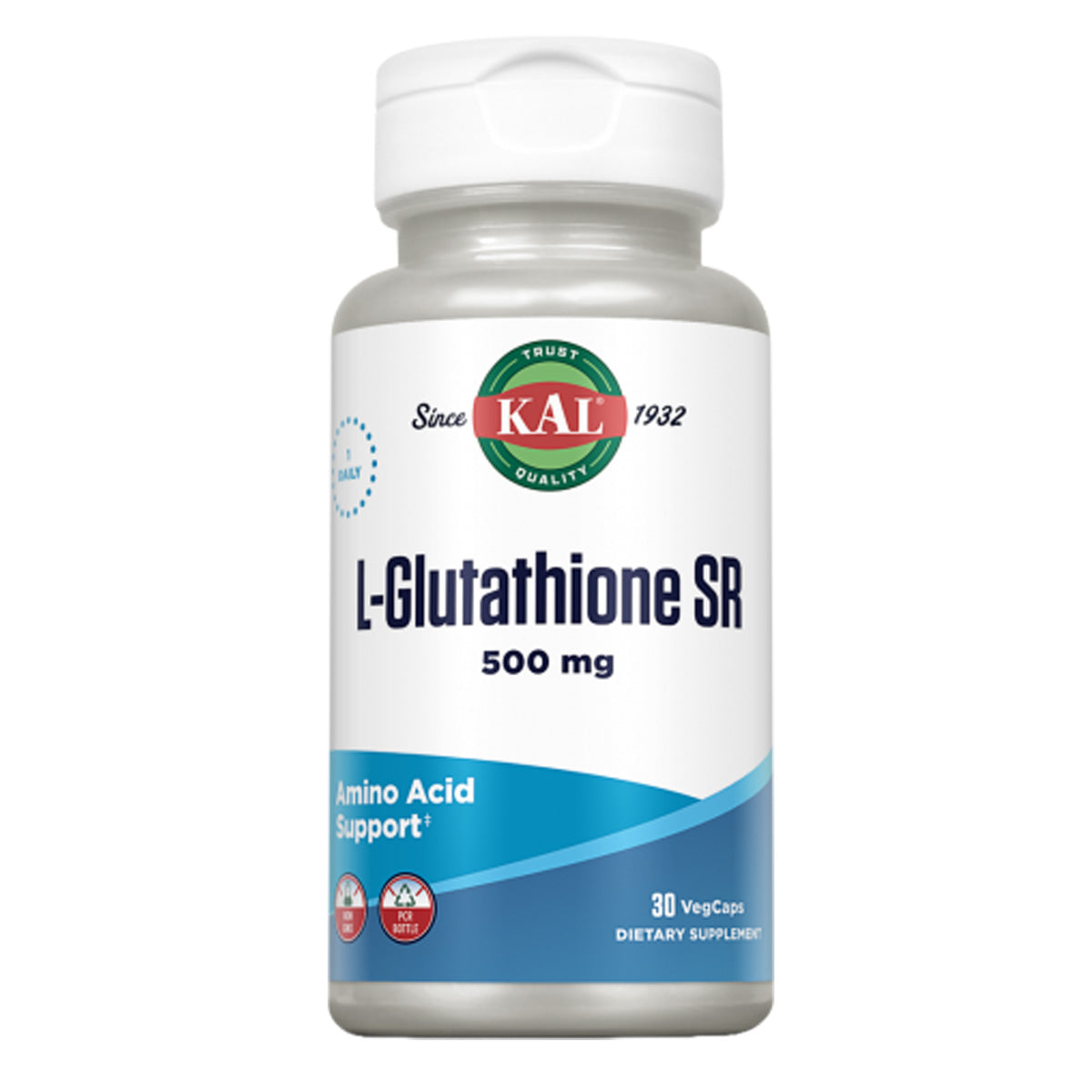 SUPER L-GLUTATHIONE 500 mg,  30 veganska kapslar