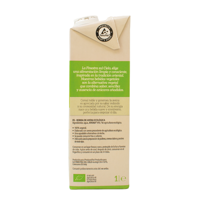 La Finestra Sul Cielo Organic Oat Drink 1 L