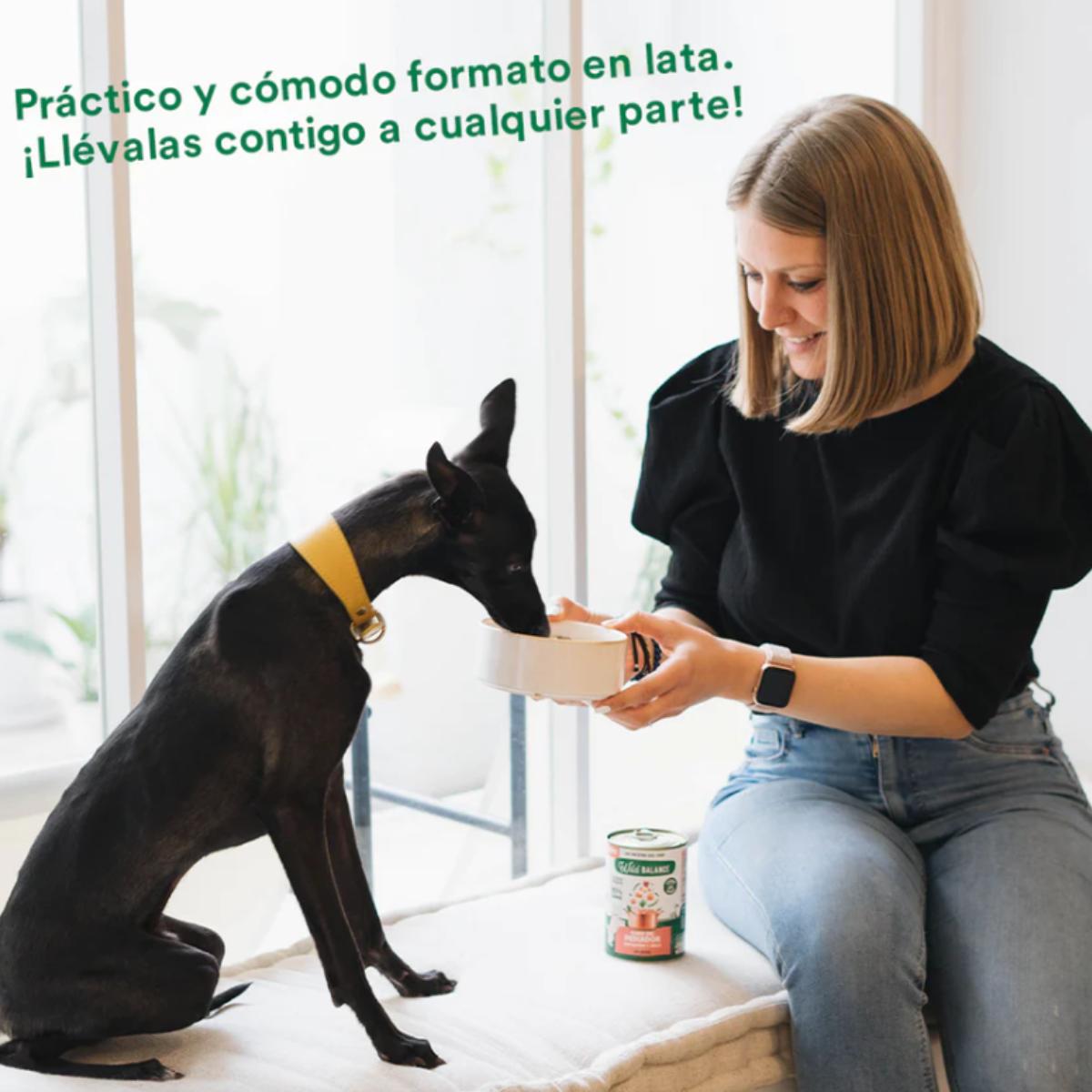 Whole tin Fisherman's Stew with Salmon and Pork for Dogs Wild Balance 400 g