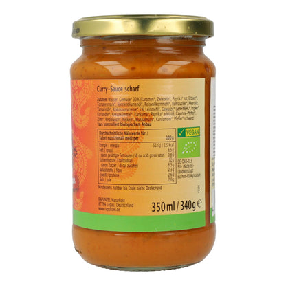 Rapunzel Vegane scharfe Currysauce 340 ml
