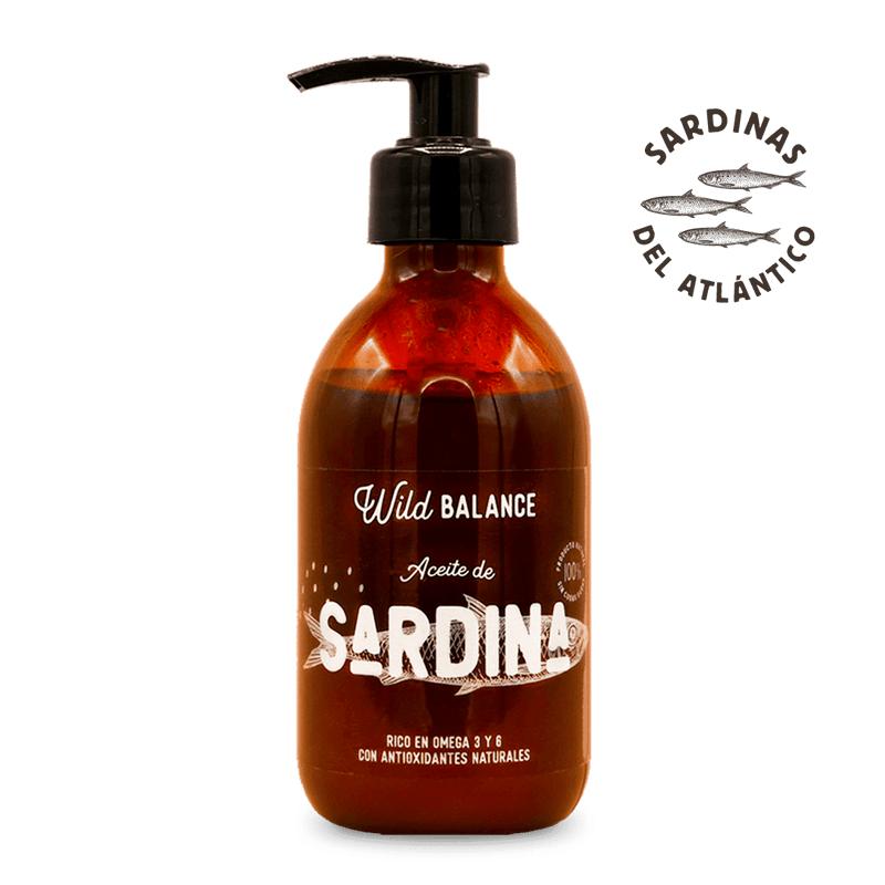 Huile naturelle de sardine Wild Balance 250 ml