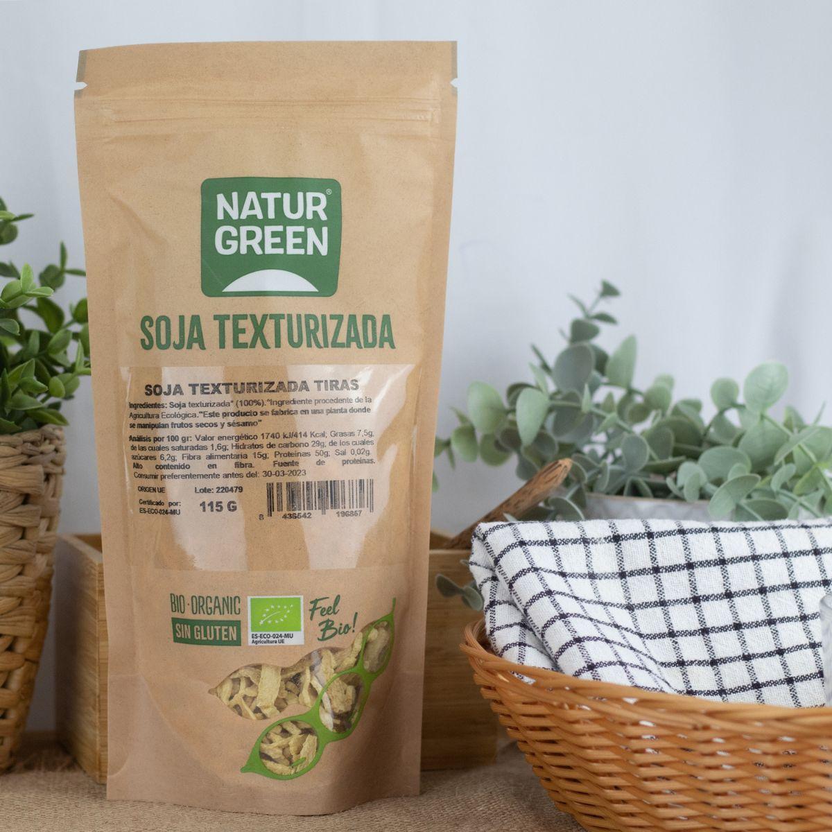 Texturierte Sojastreifen Bio NaturGreen 115 g