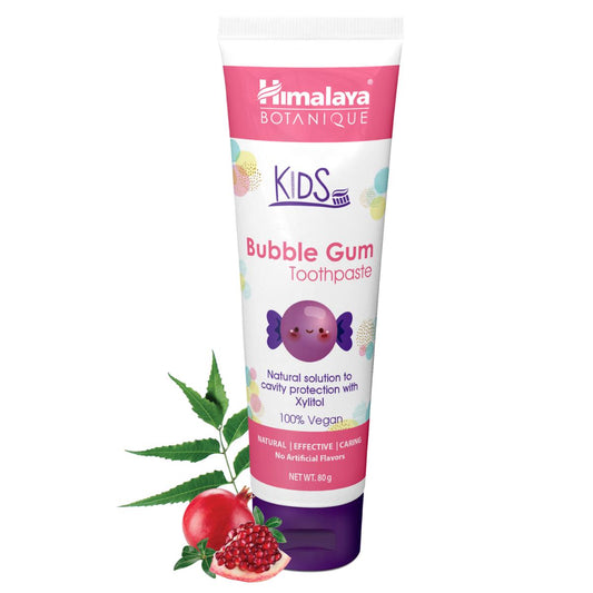 Dentifrice Botanique pour enfants, saveur chewing-gum Himalaya 80 g
