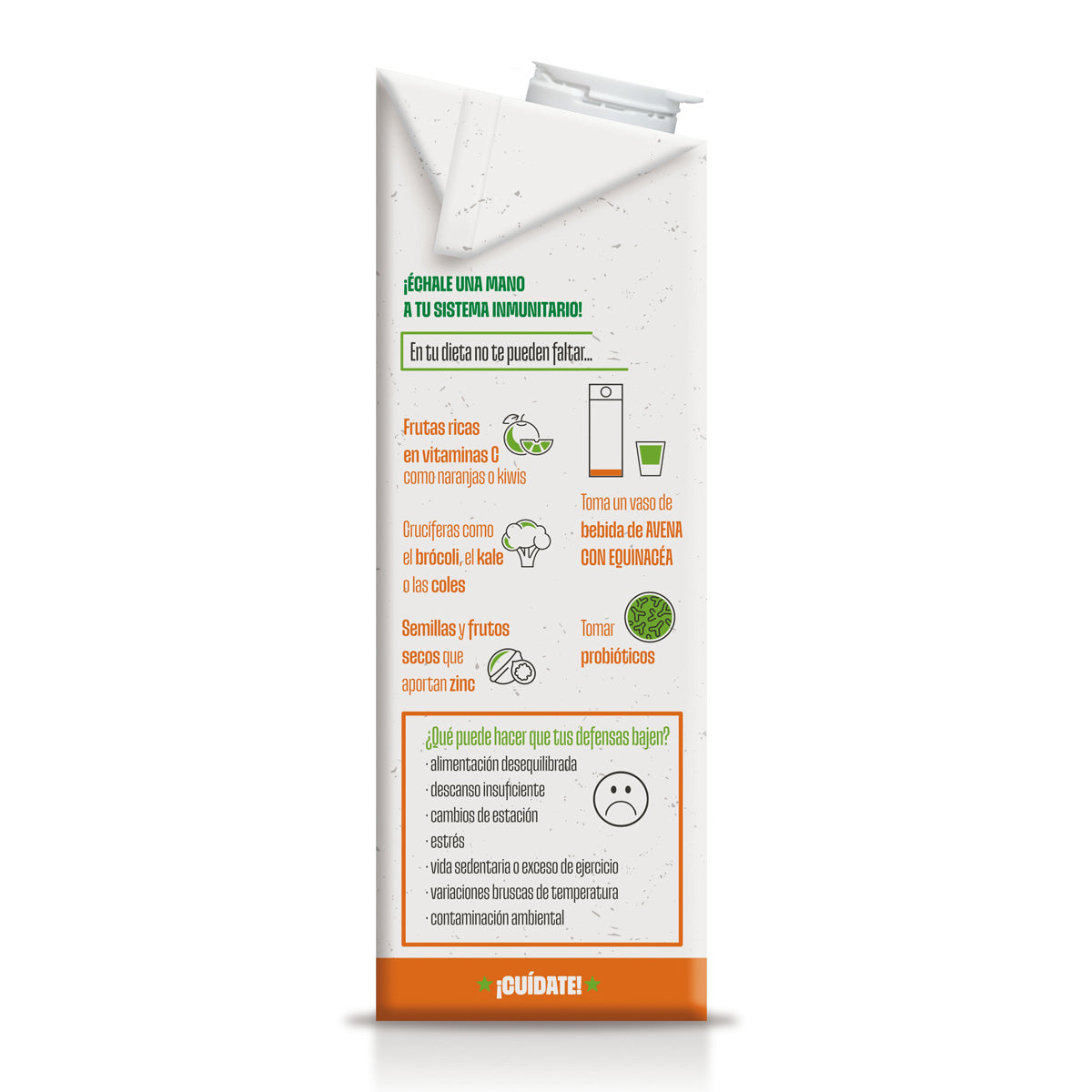 Organic oat drink with echinacea, Soria Natural, 1 L
